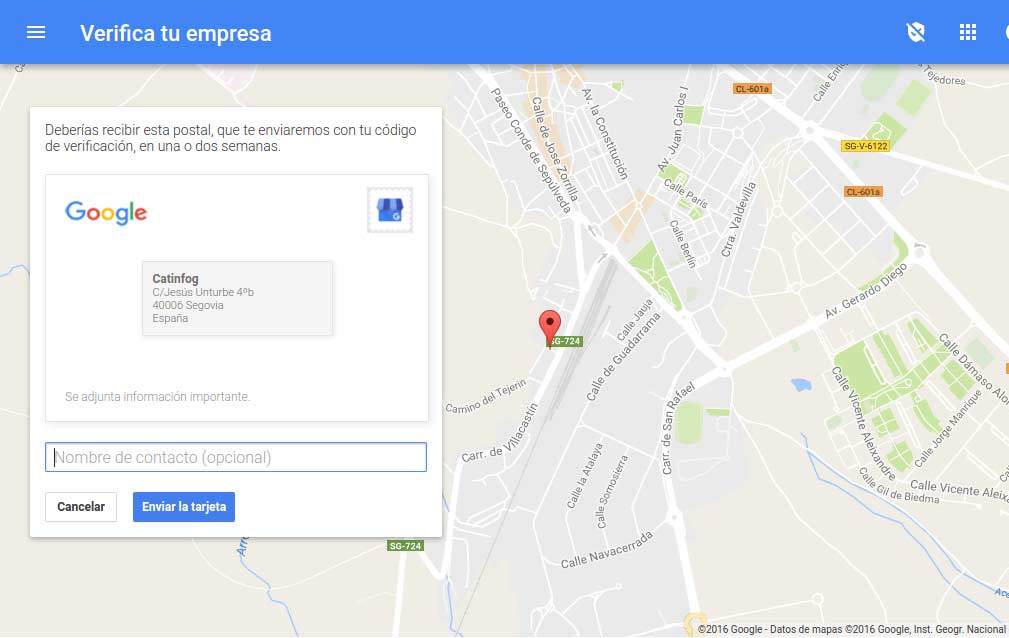 google my business tutorial paso3