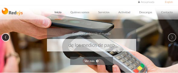 redsys método de pago