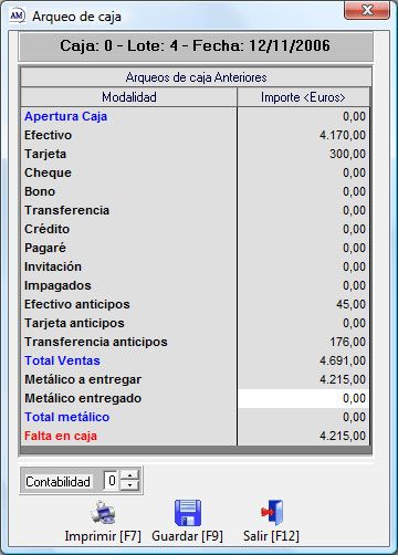 arqueo de caja 19